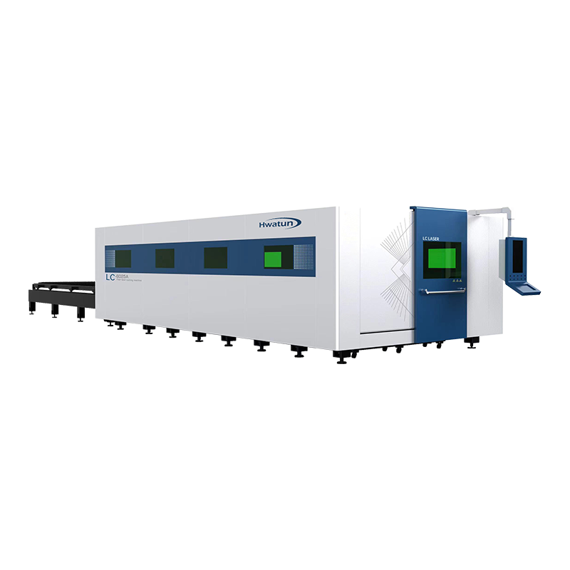Double-table fiber optic laser cutting machine